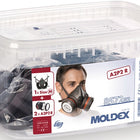 MOLDEX Atemschutzbox 857202 A2P2 R D – Serie 8000 1x800201,2x807001,2x850001,2x809001 ( 4000370730 )
