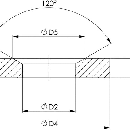 AMF Kegelpfanne DIN 6319G für Schrauben M16 ( 4000833450 )