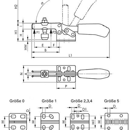 AMF Waagrechtspanner Nr. 6830 Größe 4 ( 4000833510 )