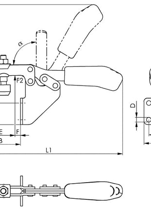 AMF Waagrechtspanner Nr. 6833 Größe 2 ( 4123660120 )