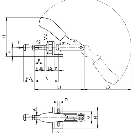 AMF Schubstangenspanner Nr. 6841 Größe 1 ( 4000833516 )