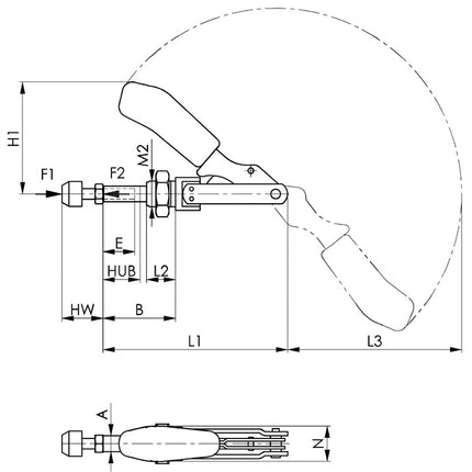 AMF Schubstangenspanner Nr. 6844 Größe 5 ( 4123665500 )