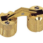 HETTICH Einbohrzylinderscharnier 14 mm Messing matt gebürstet ( 3000272092 )