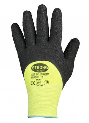 Guantes STRONGHAND NEONGRIP talla 8 amarillo neón/negro (8000140721)