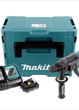 Makita DHR 202 RA1J Akku Kombihammer 18 V 2,0 J SDS Plus + 1x Akku 2,0 Ah + Ladegerät + Makpac - Toolbrothers