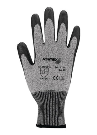 Guantes de protección contra cortes ASATEX talla 8 gris moteado/negro (4000371144)