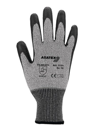 Guantes de protección contra cortes ASATEX talla 10 gris moteado/negro (4000371146)