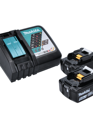 Makita DHR 202 RTJ Akku Kombihammer 18 V 2,0 J SDS Plus + 2x Akku 5,0 Ah + Ladegerät + Makpac - Toolbrothers