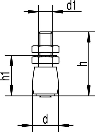 HELM Führungsrolle 449 S Stahl verzinkt, gelb ( 3000255956 )