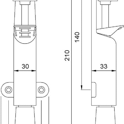 KWS Türfeststeller 102602 Stahl silberfarbig lackiert ( 3000256785 )
