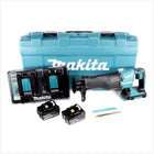 Makita DJR 360 PTK Akku Reciprosäge 36V ( 2x18V ) Brushless Säbelsäge im Koffer + 2x 5,0 Ah Akku + Ladegerät