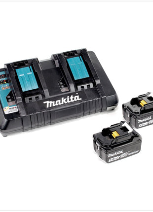 Makita DJR 360 PTK Akku Reciprosäge 36V ( 2x18V ) Brushless Säbelsäge im Koffer + 2x 5,0 Ah Akku + Ladegerät