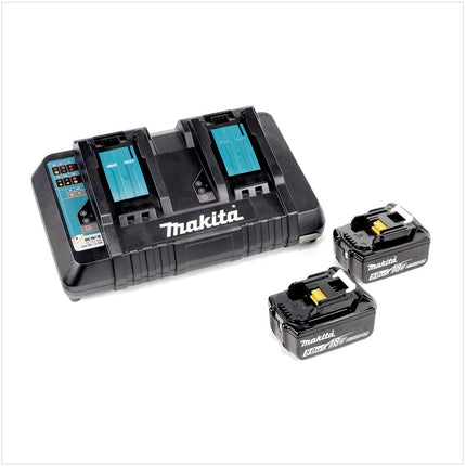 Makita DJR 360 PTK Akku Reciprosäge 36V ( 2x18V ) Brushless Säbelsäge im Koffer + 2x 5,0 Ah Akku + Ladegerät
