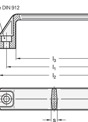 GANTER Bügelgriff GN 528 l1 117 ±1 mm d1 8,5 mm ( 4601000170 )