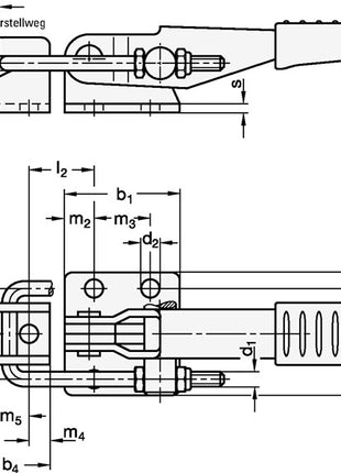 GANTER Verschluss-Spanner GN 851 Stahl ( 4601001910 )