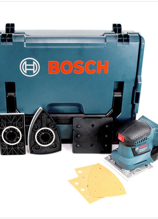 Bosch GSS 18V-10 Akku Schwingschleifer 18V + 3x Schleifblatt + L-Boxx ( 06019D0202 ) - ohne Akku, ohne Ladegerät - Toolbrothers