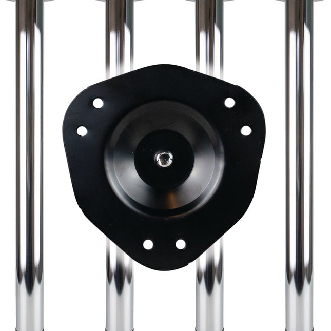 BMB Tischbein-Set Chrom poliert 80 mm Höhe 710 mm ( 3000273149 )