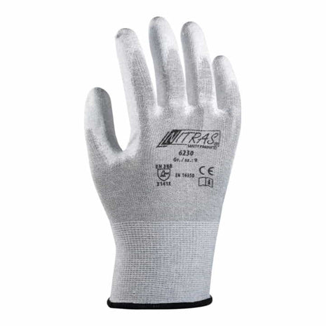 NITRAS Gant 6230 taille 9 gris/blanc ( 8000235164 )