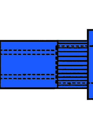 GESIPA Blindnietmutter Nietschaft d x l 9 x 15,5 mm M6 ( 4000813529 )