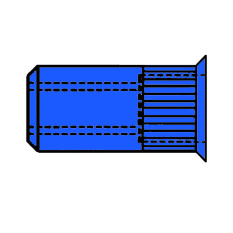 GESIPA Blindnietmutter Nietschaft d x l 7 x 12,5 mm M5 ( 4000813566 )