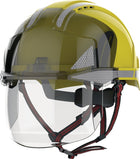 Casque d'escalade industriel JSP EVO® VISTAshield® Dualswitch™ jaune/fumée (4000370824)