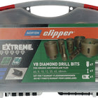 NORTON CLIPPER Fliesenbohrkoffer Extreme VB 6/8/10/12/35/45/68 mm ( 4000818795 )
