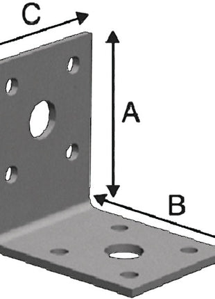 SIMPSON STRONG TIE Connecteur angulaire FLVW40/100 FLVW40/100 53x53mm ( 3000257534 )