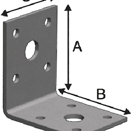 SIMPSON STRONG TIE Winkelverbinder FLVW40/100 FLVW40/100 53x53mm ( 3000257534 )