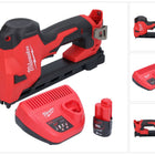 Milwaukee M12 BCST-201 Akku Tacker 12 V 19 x 25,4 mm + 1x Akku 2,0 Ah + Ladegerät