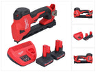 Grapadora a batería Milwaukee M12 BCST-502 12 V 19 x 25,4 mm + 2x baterías 5,0 Ah + cargador