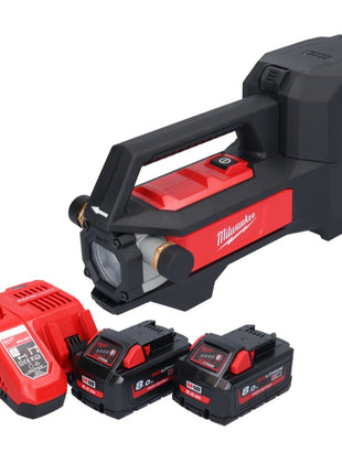 Milwaukee M18 BTP-802 Akku Transferpumpe 18 V 1817 l/h + 2x Akku 8,0 Ah + Ladegerät