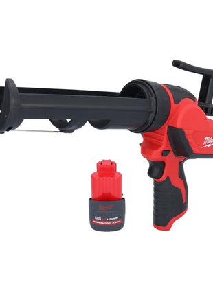 Milwaukee M12 PCG/310-251 Akku Kartuschenpresse 12 V 310 ml + 1x Akku 2,5 Ah - ohne Ladegerät