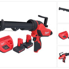 Milwaukee M12 PCG/310-502 Akku Kartuschenpresse 12 V 310 ml + 2x Akku 5,0 Ah + Ladegerät