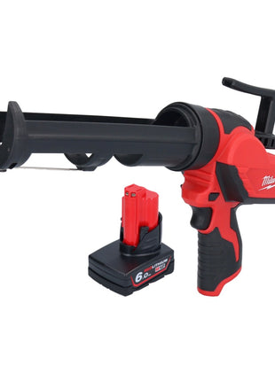 Milwaukee M12 PCG/310-601 Akku Kartuschenpresse 12 V 310 ml + 1x Akku 6,0 Ah - ohne Ladegerät