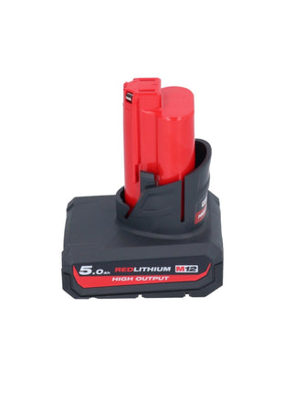 Aspirador de batería Milwaukee M12 HV-501 12 V + 1x batería 5,0 Ah - sin cargador