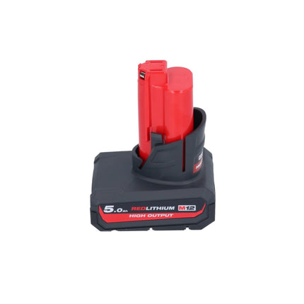 Milwaukee M12 HV-501 Akku Staubsauger 12 V + 1x Akku 5,0 Ah - ohne Ladegerät