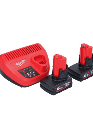 Odkurzacz akumulatorowy Milwaukee M12 HV-602 12 V + 2x akumulator 6,0 Ah + ładowarka