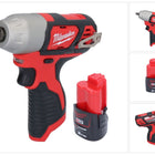Milwaukee M12 BIW38-201 Akku Schlagschrauber 12 V 135 Nm 3/8˝ + 1x Akku 2,0 Ah - ohne Ladegerät