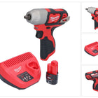 Milwaukee M12 BIW38-201 Akku Schlagschrauber 12 V 135 Nm 3/8˝ + 1x Akku 2,0 Ah + Ladegerät