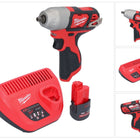 Milwaukee M12 BIW38-251 Akku Schlagschrauber 12 V 135 Nm 3/8˝ + 1x Akku 2,5 Ah + Ladegerät