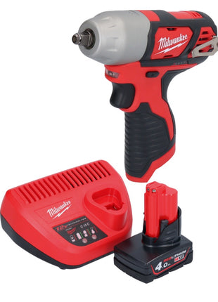 Milwaukee M12 BIW38-401 Akku Schlagschrauber 12 V 135 Nm 3/8˝ + 1x Akku 4,0 Ah + Ladegerät