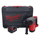 Martillo combinado a batería Milwaukee M18 ONEFHX-401X 18 V 2,5 J SDS-Plus sin escobillas + 1x batería 4,0 Ah + caja HD - sin cargador