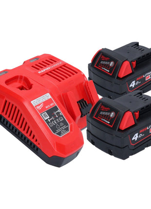 Milwaukee M18 ONEFHX-402X Akumulatorowy młot udarowo-obrotowy 18 V 2,5 J SDS-Plus Brushless + 2x akumulator 4,0 Ah + ładowarka + skrzynka HD