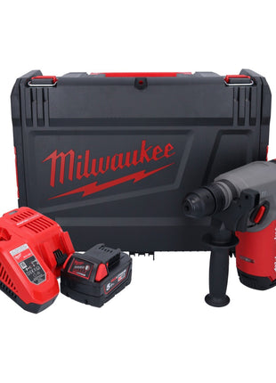 Milwaukee M18 ONEFHX-501X Cordless combi hammer 18 V 2.5 J SDS-Plus Brushless + 1x rechargeable battery 5.0 Ah + charger + HD box