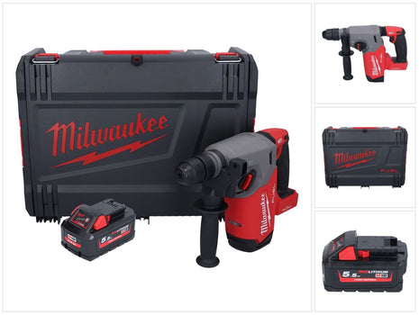 Milwaukee M18 ONEFHX-551X Akku Kombihammer 18 V 2,5 J SDS-Plus Brushless + 1x Akku 5,5 Ah + HD-Box - ohne Ladegerät