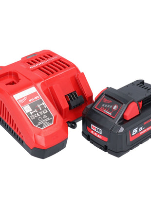 Milwaukee M18 ONEFHX-551X Cordless combi hammer 18 V 2.5 J SDS-Plus Brushless + 1x rechargeable battery 5.5 Ah + charger + HD box