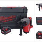 Milwaukee M18 ONEFHX-801X Akku Kombihammer 18 V 2,5 J SDS-Plus Brushless + 1x Akku 8,0 Ah + HD-Box - ohne Ladegerät