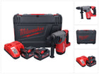 Milwaukee M18 ONEFHX-802X Martello combinato a batteria 18 V 2,5 J SDS-Plus Brushless + 2x batteria 8,0 Ah + caricatore + scatola HD