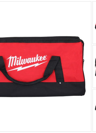 Bolsa de herramientas Milwaukee 560 x 270 x 270 mm con bandolera rojo / negro