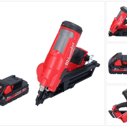 Milwaukee M18 FFN-301 Akku Nagler 18 V 50 - 90 mm Brushless + 1x Akku 3,0 Ah - ohne Ladegerät
